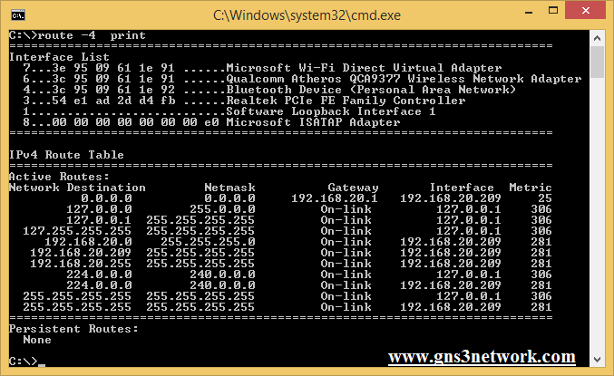 static-route-on-windows-routing-table