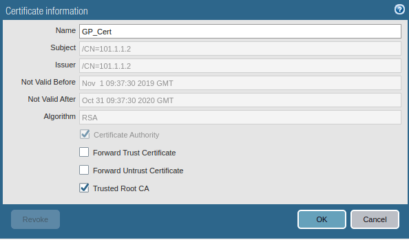 trusted-root-certificate-in-pa